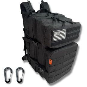 GunZee Military Tactical Backpack, Large 3-Day MOLLE Assault Pack for Men, Hiking, Camping, and Bug Out Bag
