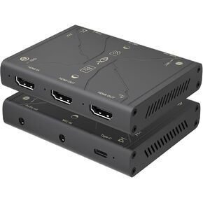 4K Video Capture Card, Stream and Record in 4K30 HDR10,1080P120 with Ultra-Low Latency on PS5, PS4/Pro, Xbox Series X/S, Xbox One X/S,Switch/OLED, Steam Deck,Camera in OBS and More