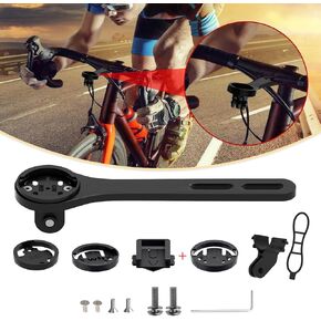 Out Front Cycling Computer Mount Bike Computer Mount Compatible with Garmin,Wahoo,Bryton,Cateyer,Gopro Interface Sports Action Camera and Bike Light Mount for Cycling Lovers