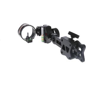 Apex AG2311BD Covert Dovetail 1 Pin .010/.019 Archery Sight, Black, Left Hand/Right Hand