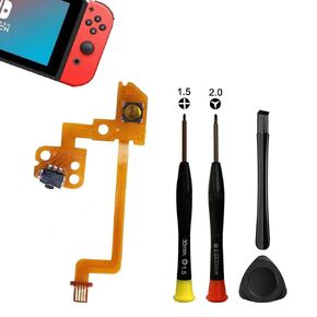 MYPUQIAO 5 Sets L- Button Key Ribbon Flex Cable Replacement for Nintendo Switch Joycon NS Left Joycon Controller(Joycon-L)