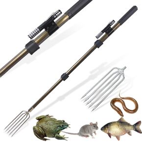 Harpoon Harpoon Spear Gaff Gig Fork Hook for Frog Toad Cane Bulfrogs Bufo Fish Fish Mole Remove Trap Tool Tool