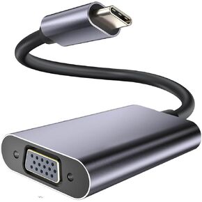 vienon USB C to VGA Adapter for Monitor, 1080P@60HZ VGA to USB C Laptop Docking Station Thunderbolt 3/4 Compatible with MacBook Pro/Air,Galaxy S8 to S23, iPhone 15/16, iPad Pro, iMac, Surface