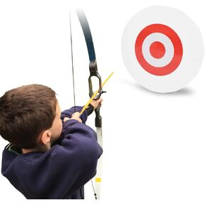 Elong EVA Foam Archery Target, 25cm Round Archery Targets for Backyard,Shooting Practice Board Indoor and Outdoor Sports Hunting Accessories One Piece