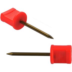 20pcs Archery Target Face Pins Manganese Steel Target Pins Fix Paper Face Foam Straw Targets 2.5inch