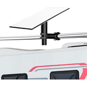 Starlink Gen 3 RV Ladder Mount & Roof Rack Mount, Clamp Mount for Starlink Standard Gen 3 with Installation Range 1.1-1.3" Pole, Suitable RV/Ladder/Pole/Rack/Railing/Roof Outdoor Portable Bracket