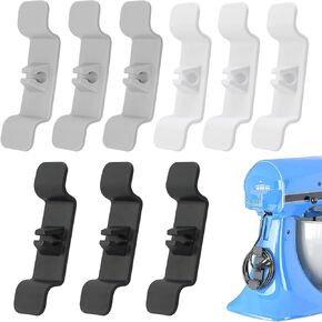 Cord Organizer for Appliances, 9PCS Cord Holder, Cord Wrapper for Kitchen Appliance, Cord Keeper Cord Winder for Kitchen Organizers and Storage, Wire Holder Stick On Mixers/Coffee Maker/Rice Cooker