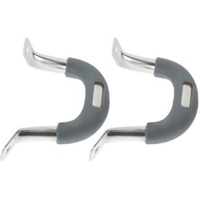 STOBAZA 2Pcs Pot Handles Replacement Pan Side Handles, Pot Ears for Pressure Cooker Kitchen Cookware Replacement Handles Grips - S
