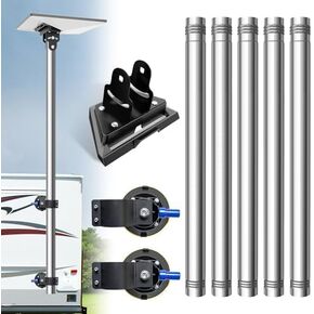 Starlink Mini Pole Mount, Lymorexan 8 Ft Starlink Mimi Mounting Kit with 4.5" Suction Feet, Removable Stainless Steel Pole, Starlink Mini Suction Cup Mount,Starlink Mini Car Mount