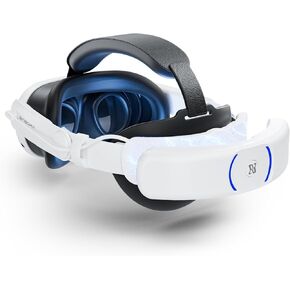 Detachable Battery Pack Head Strap for Meta Quest 3/3S, Elite Pro Q3 Headstrap for Metaquest 3/Quest3S, Virtual Reality Super Fast Charging Q3S Headset Kids Comfort Design VR Games 8000mAh Accessories