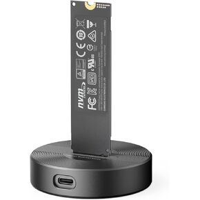 40Gbps NVME SSD Adapter USB4 Thunderbolt External SSD Docing Aluminum Heat Sink Chasiss, Supports M.2 NVMe SSD up to 8TB