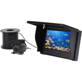 Underwater Fishing Camera, Underwater Fish Finder Viewer 4.3in Visible Large Screen Underwater Camera with High Definition for Ice Fishing