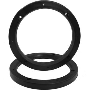 2PCS Hollow Plastic Speaker Gasket Car Audio Modification Speaker Gasket 6.5 inch Car Subwoofer Speaker ABS Gasket Mounted on Speaker Bracket