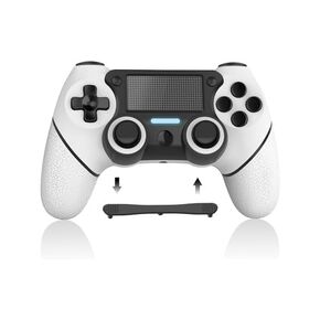 Wireless Controller for P4, P4 Controller with Paddles Compatible with P4/P3/Pro/Slim/PC, Wireless P4 Controller with dual vibration, Turbo/ Programmable Back Button/Type-c Port/ 1000mAh Battery