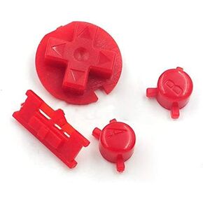 A B Buttons Keypads D Pads Buttons for Nintendo Gameboy Color GBC (Red)