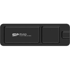 Silicon Power 512GB PX10 USB-C 3.2 Gen 2 Portable SSD (Black)