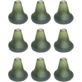 50PCS Plastic Fishing Terminal Tackle Hook Stop Beads Green Carp Fishing Positioning Stall Beads Big Game Fishing Set Buffer Bean Accessories