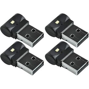 Abaodam 4 Pcs Usb Ambient Light Led Nightlight Goblincore Room Decor Mini Led Usb Keychain Car Led Lamp Usb Night Light Car Decorative Lamp Led Light Usb Lamp Accessories Abs Underfoot light