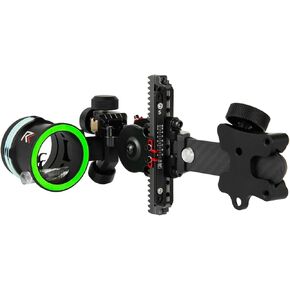 REDLINE RL Torch Dove Tail 2 Pen Bow Sight,Precise Wheel Driven Slider, Rechargable Sight Light, Right Handed