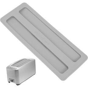 Sosoport Modern Grey Bread Toaster Cover, 27.4x10.4cm, Protection Lid for 2-Slice Toaster
