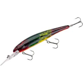 Bandit Lures BDTSMOL158 Suspending Minnow (Red/Green/Yel/Black)