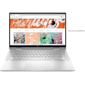 HP Envy 2-in-1 15.6" Touch Screen Laptop | Intel Core i7-1260P Processor | Intel Iris Xe Graphics | 32GB RAM | 1024GB SSD | Backlit Keyboard | Fingerprint | Windows 11 Pro | Bundle with Stylus Pen