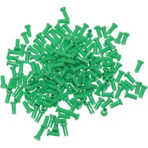100PCS Red LC1.25 Dust Caps Protective Cap Optical Fiber for Devices, Cables and End Faces