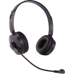 Bluetooth Headset with Microphone, Wireless Headphset with Noise Cancelling Microphone for Work from Home/Truck Driver/Computer/Laptop/Office/Cell Phones