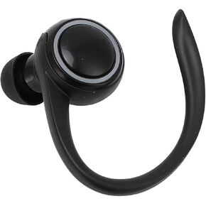Single Ear Bluetooth Earpiece, Active Noise Cancelling Bluetooth Headset with Mic for Cell Phones, 120Hrs Standby, and 1.5H Fast Charging Ear Hook for Sports Driving Business