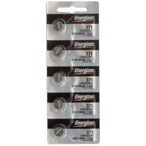 Energizer Batteries 371 / 370 (SR920W SR920SW) Silver Oxide Watch Battery. On Tear Strip, 5 Pack