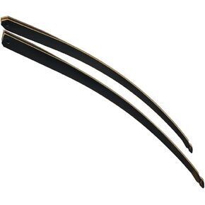 ZSHJGJR 60 Inch Black Hunter Taken Down Longbow Limbs Replacement Bow Limbs Only for Right Handed and Left Handed 30lbs-60lbs