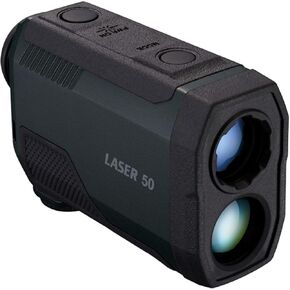 Nikon Laser 50 Rangefinder | Long-Distance Weatherproof rangefinder with a 2,000-yard Range, Incline/Decline Detection and a Bright, Clear OLED Internal Display