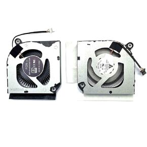 New CPU+GPU AeroBlade 3D Fan Replacement for Acer Predator Triton 300 (PT315-52), P/N: 23.Q7CN2.001, 23.Q8FN2.001