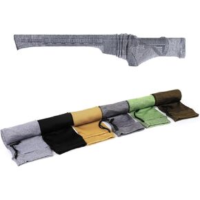 WIOR 6 Pack 54 x 6 Inch Gun Socks, Extra-Wide Knit Gun Socks for Rifles/Shotguns, Silicone Treated Gun Cover Protection Gun Sleeve with Drawstring Closure for Hunting Shooting Anti-Rust Moisture-Proof