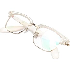 G1Q2 Smart Audio Glasses, Smart Glasses Bluetooth Glasses Open Ear, Blue Light Blocking, Hands Calling, Voice Assistant, Touch Control, IP67 Waterproof, Magnetic Frames