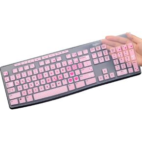 Keyboard Cover for K270 Wireless Keyboard, Logitech MK295 MK275 MK270 Wireless Keyboard Cover, Logitech K200 K260 K270 MK200 MK260 K270 K275 K295 Keyboard Cover Skin Protector-Lovly