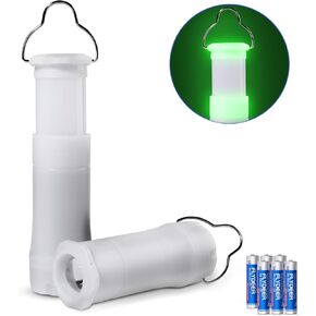 Kunhe 2 Pack 2-in-1 Glow in The Dark Mini Lantern Flashlight for Kids 3*AAA Small Tent Light 3 Mode Switching Portable Outdoor Led Camping Essential for Hurricanes Travel Emergency Lighting Gifts
