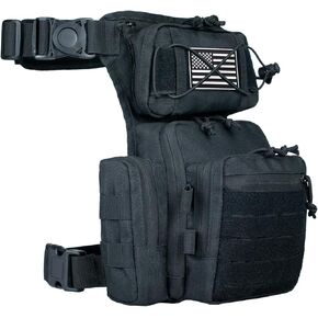 Drop Leg Bag For Men Women Military Tactical Leg Pouch Motorcycle Scratch-resistant Tool Work Thigh Pouch Outdoor Activities Molle Pack For Metal Detecting Fishing Leg Bags