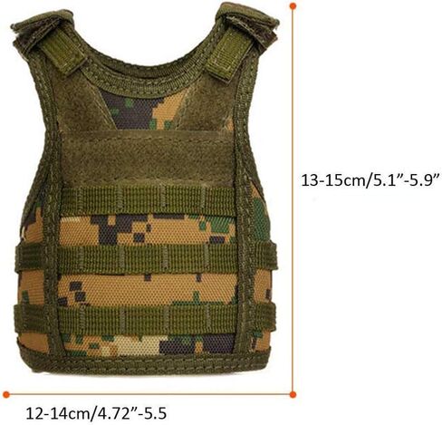 Mini Beer Vest Military Bottle Beverage Cooler Holder for 12oz or 16oz Cool Bottle Decoration in Kuwait