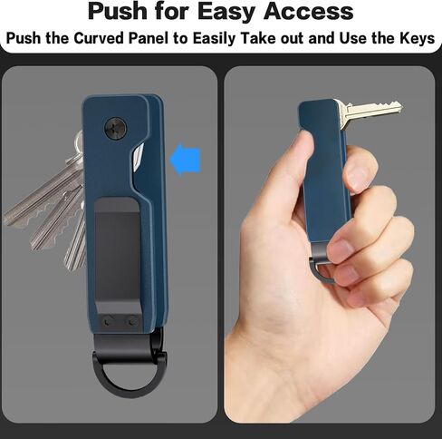 منظم المفاتيح ، حامل مفتاح مضغوط لسلسلة المفاتيح ، سلسلة مفاتيح الجيب المعدنية البسيطة ، يؤمن 1-5 مفاتيح in Kuwait