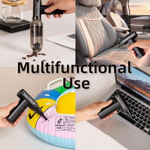 Mini 4 in 1 Duster Air Air Duster & Vacuum ، 150000 دورة في الدقيقة مع شفط قوي معاد شحنه لبار المقهى المنزلي مطحنة لوحة مفاتيح السيارة AEOLUS in Saudi Arabia