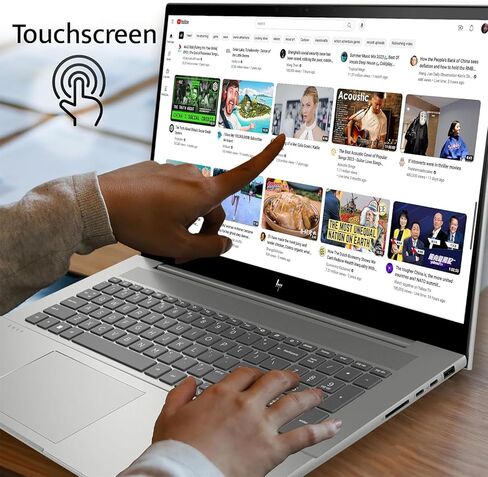 HP Envy 17.3 Touchscreen Labtop Windows 11 Office 365 - Intel Core Ultra 7 155H - Backlit Keyboard - Business Laptop 2024-64GB RAM - 2TB PCIE SSD - Computadora portátil - 17.3 شاشة كبيرة in Saudi Arabia