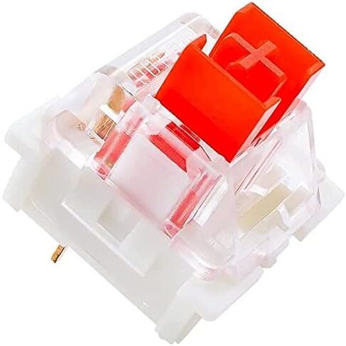 Pack 32 OUTEMU Red Switches,3 Pin Key Switch - Cherry MX Equivalent DIY Replaceable Switches for Mechanical Keyboard 45gf Linear/RGB/Dustproof in Saudi Arabia