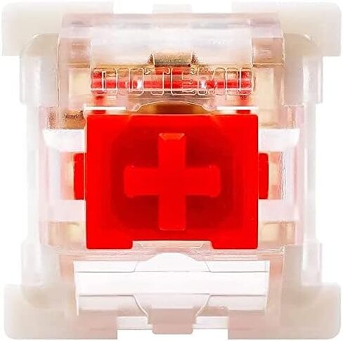 Pack 32 OUTEMU Red Switches,3 Pin Key Switch - Cherry MX Equivalent DIY Replaceable Switches for Mechanical Keyboard 45gf Linear/RGB/Dustproof in Saudi Arabia