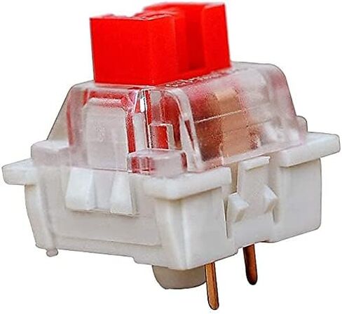 Pack 32 OUTEMU Red Switches,3 Pin Key Switch - Cherry MX Equivalent DIY Replaceable Switches for Mechanical Keyboard 45gf Linear/RGB/Dustproof in Saudi Arabia