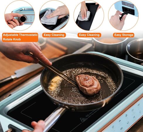 متعدد الوظائف لشواية الشواء الكورية ، مقلاة ، صينية وتبخير 1500 واط موقد Cooktop موقد كونترتوب محارق تحريض كهربائي محارق لا دخن. in Kuwait