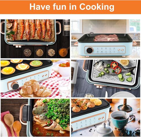 متعدد الوظائف لشواية الشواء الكورية ، مقلاة ، صينية وتبخير 1500 واط موقد Cooktop موقد كونترتوب محارق تحريض كهربائي محارق لا دخن. in Kuwait