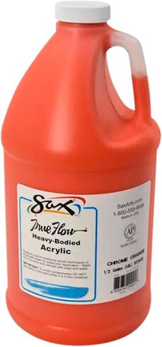 Sax True Flow Heavy Body Acrylic Paint, 1/2 Gallon, Emerald Green - 439289, 64 Fl Oz (Pack of 1) in Saudi Arabia