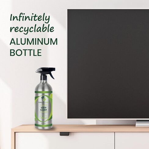 Green Oak Screen Cleaner Screen Cleaner Spray for LCD, LED, TVs, Laptops, Tablets, Monitors, Phones, and Other Electronic Screens - Gently Cleans Fingerprints, Dust, Oil (16oz) in Kuwait