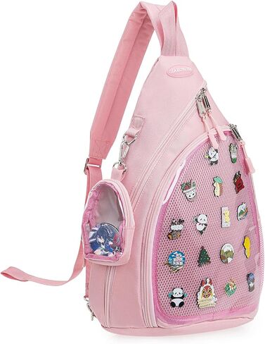 رجال النسائية أوكسفورد إيتا دبوس عرض صدر حزمة كتف واحد كيس رياضة الظهر حزم المشي لمسافات طويلة daypack in Kuwait